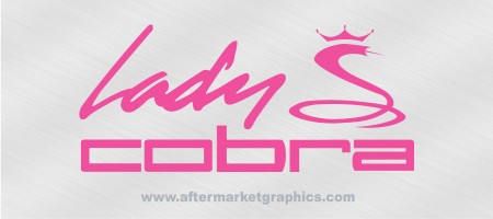 Lady Cobra Decals - Pair (2 pieces)